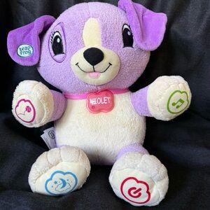 LeapFrog Violet Educational Plush Toy - Purple and Cream